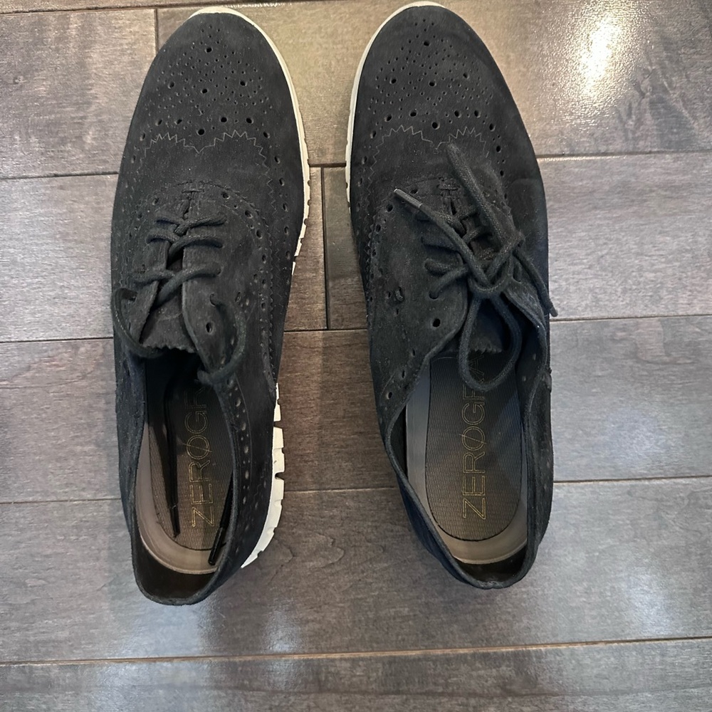 Cole Haan Black Flats & Loafers Minimalist Design